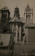 Suisse Cathédrale Saint-Pierre De Genève & Prison De L'Evêché Ancienne Carte Cabinet Photo Photoglob 1890 - Anciennes (Av. 1900)