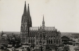 Allemagne Cologne Köln Dom Cathedrale Ancienne Carte Cabinet Photo Römmler & Jonas 1899 - Old (before 1900)