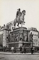 Allemagne Cologne Köln Statue Equestre Frédéric-Guillaume III Ancienne Carte Cabinet Photo Römmler & Jonas 1899 - Anciennes (Av. 1900)