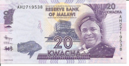 MALAWI 20 KWACHA 01/01/2012 - Malawi