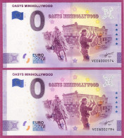 0-Euro VEEQ 02 2021 OASYS MINIHOLLYWOOD  Set NORMAL+ANNIVERSARY - Private Proofs / Unofficial