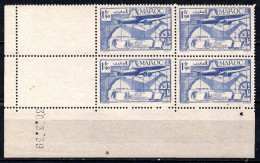 Maroc - 1939 -  Avion  - Coin  Daté PA 45 - Neufs ** - MNH - Airmail