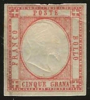 Naples      .  Yvert    .   14 (2 Scans)    .   1861 .     *      .   Mint-hinged - Neapel