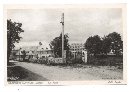CPA  15  ST-MARTIN-CANTALES  (Cantal)  La Place   Non  écrite   ( 1875) - Sonstige & Ohne Zuordnung