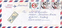 Kuwait Registered Air Mail Cover Sent To Germany 26-1-1999 - Kuwait