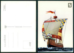 BARCOS SHIP BATEAU PAQUEBOT STEAMER [ BARCOS # 04935 ] - HISTORIA DEL MAR COG BRITANICO 1485 - Zeilboten