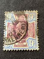 GREAT BRITAIN  SG 251  9d Dull Purple And Ultramarine FU CV £75 - Oblitérés