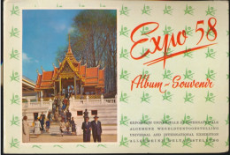 EXPO 58 ALBUM SOUVENIR  63 BLZ IN GOEDE STAAT 180 X 125 MM - Universal Exhibitions