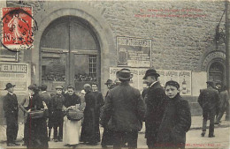 - Haute Vienne -ref-A550- Limoges - Grèves 18 Avril 1905 -portail Prison Défoncé Par Les Grévistes - Grève - évènements - Limoges