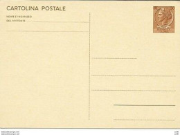 C.P. Lire 30 "Siracusana" N. C 167 - Nuova - Stamped Stationery