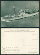 BARCOS SHIP BATEAU PAQUEBOT STEAMER [ BARCOS # 04936 ] - WARSHIP BAHIA THETIS ARGENTINA NAVY - Warships