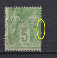 France: Y&T N° 102 Dent Courte Oblitéré. TB !  - 1898-1900 Sage (Type III)