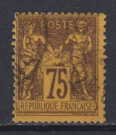France: Y&T N° 99 Oblitéré. TB !  - 1876-1878 Sage (Tipo I)