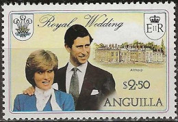 ANGUILLA 1981 Royal Wedding - $2.50 - Althorp MNH - Anguilla (1968-...)