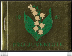 1961 Svizzera Pro Juventute Booklet Gold MNH SBHV N. 10 - Autres & Non Classés