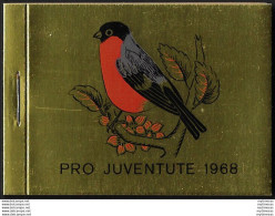 1968 Svizzera Pro Juventute Booklet Gold MNH SBHV N. 17 - Other & Unclassified