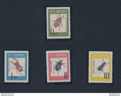 1963 ALBANIA,  Insetti, N. 735/738, MNH** - Schmetterlinge