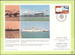 Chypre - Zypern - Cyprus CM 1979 Y&T N°498 - Michel N°MK503 - 125m EUROPA - Lettres & Documents