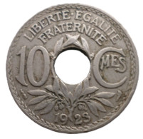 FRANCE....10 Centimes Lindauer  Année 1923- Éclair (Poissy) - Non Nettoyée Et Patinée (voir Images) - 10 Centimes