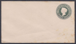 Inde British India Mint Unused Half Anna Queen Victoria Cover, Envelope, Postal Stationery - 1882-1901 Impero