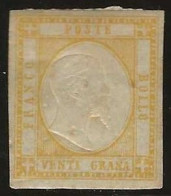 Naples      .  Yvert    .   16 (2 Scans)    .   1861 .     *      .   Mint-hinged - Napoli