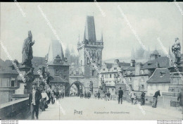 Cf291 Cartolina Prag Praga Kleinseltner Bruckenthome Repubblica Ceca - Altri & Non Classificati