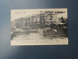 Transbordeur Monorail " ERGA " électrique, Hôtel NICOLAS CHERCHELL Commande Cigarettes à La Société JOB, à ALGER. 1924 - Sonstige & Ohne Zuordnung