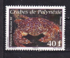 FRENCH POLYNESIA-2011-CRAB.-MNH. - Unused Stamps