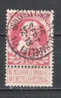 Belgique COB N°74 - Belle Oblitération "Bruxelles Pl De La Chapelle" - 1905 Grosse Barbe
