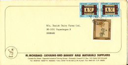 Kuwait Cover Sent To Denmark 22-2-1990 - Kuwait