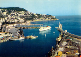 NICE Le Port Et Le Cap De Nice, Arrivée Du Courrier De Corse - Autres & Non Classés