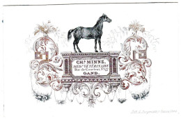 Belgique "Carte Porcelaine" Porseleinkaart, CHs Minne, Med Vétérinaire , Gand, Gent, Dim:91x58mm - Porcelana