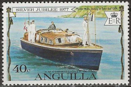 ANGUILLA 1977 Silver Jubilee - 40c. - Prince Philip Landing By Launch At Road Bay, 1964 MNH - Anguilla (1968-...)