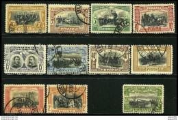 ● ROMANIA 1906  40° CARLO 1°  N. 172 / 181 + 177a Usati  Serie Completa  Cat. 25,00 € ️ Lotto N. 1744 - Used Stamps