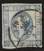 Italy       .  Yvert    .   11  (2 Scans)  .   1863   .     O      .    Cancelled - Afgestempeld