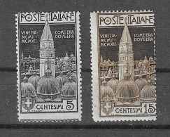 Italien - Selt./postfr. Bessere Serie "Venedig" Aus 1912 - Michel 105/06! - Mint/hinged