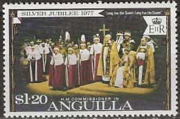 ANGUILLA 1977 Silver Jubilee - $1.20 - Coronation Scene MNH - Anguilla (1968-...)