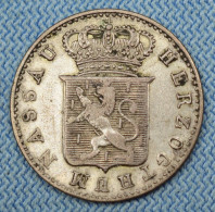 Nassau • 6 Kreuzer 1832  •  Wilhelm • German States • Ag 336 ‰  = 1/10 Gulden • [24-881] - Piccole Monete & Altre Suddivisioni