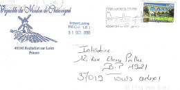 TIMBRE N° 3604  -   LE PONT DU GARD  -  TARIF DU 1 6 03 AU 28 2 05  -  SEUL SUR LETTRE  -  2003 - Postal Rates