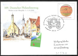 Germania/Germany/Allemagne: Intero, Stationery, Entier, Diligenza, Diligence - Diligences