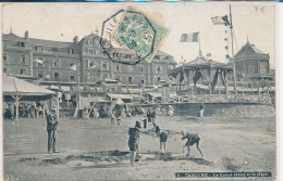 Convoyeur De Jour Trouville à Paris C De 1906 Sur Carte De Cabourg Plage (14) Belle Frappe - Bahnpost