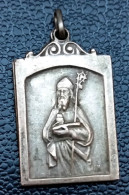 Rare Pendentif Médaille Religieuse Début XXe "Bras De Saint Augustin, évêque D'Hippone - Epoque Algérie Française" - Godsdienst & Esoterisme