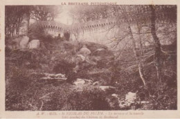 22 SAINT NICOLAS DU PELEM  -  La Terrasse Et La Tourelle Du Chateau De Boisboissel  - - Saint-Nicolas-du-Pélem