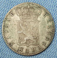 Nassau • 6 Kreuzer 1833  •  Wilhelm • German States • Ag 336 ‰  = 1/10 Gulden • [24-882] - Petites Monnaies & Autres Subdivisions