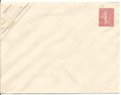 FRANCE ANNEE 1904/1944 ENTIER TYPE SEMEUSE LIGNEE N° 129 E4  NEUF** TB COTE 16,00 - Enveloppes Types Et TSC (avant 1995)