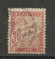 FRANCE ANNEE 1893/1935 TAXE N°34 OBLIT. (1) TB COTE 100,00 € - 1859-1959 Used