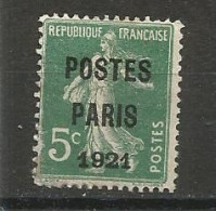 FRANCE PREOB. ANNE 1920/1922 N°26 NEUF* MH GOMME ALTEREE TB COTE 90,00 €  - 1893-1947