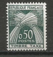 FRANCE ANNEE 1960 TAXE N° 93 NEUF * MH (Infime Adhérence Quasi N**)TB  - 1960-.... Postfris