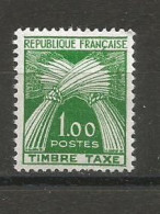 FRANCE ANNEE 1960 TAXE N° 94 NEUF * MH (réssuyage Encre Quasi N**)TB  - 1960-.... Mint/hinged