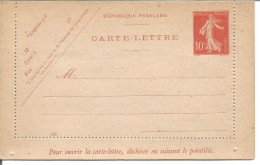 FRANCE ANNEE1906 ENTIERS TYPE SEMEUSE FOND PLEIN A INSCRIPTIONS MAIGRES N° 135 CL2 DATE 635 NEUF** TB COTE 18,00 €  - Kartenbriefe